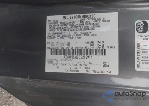 2013 Ford Mustang V6 Premium z USA, uszkodzony, nr VIN 1ZVBP8EM8D5213914